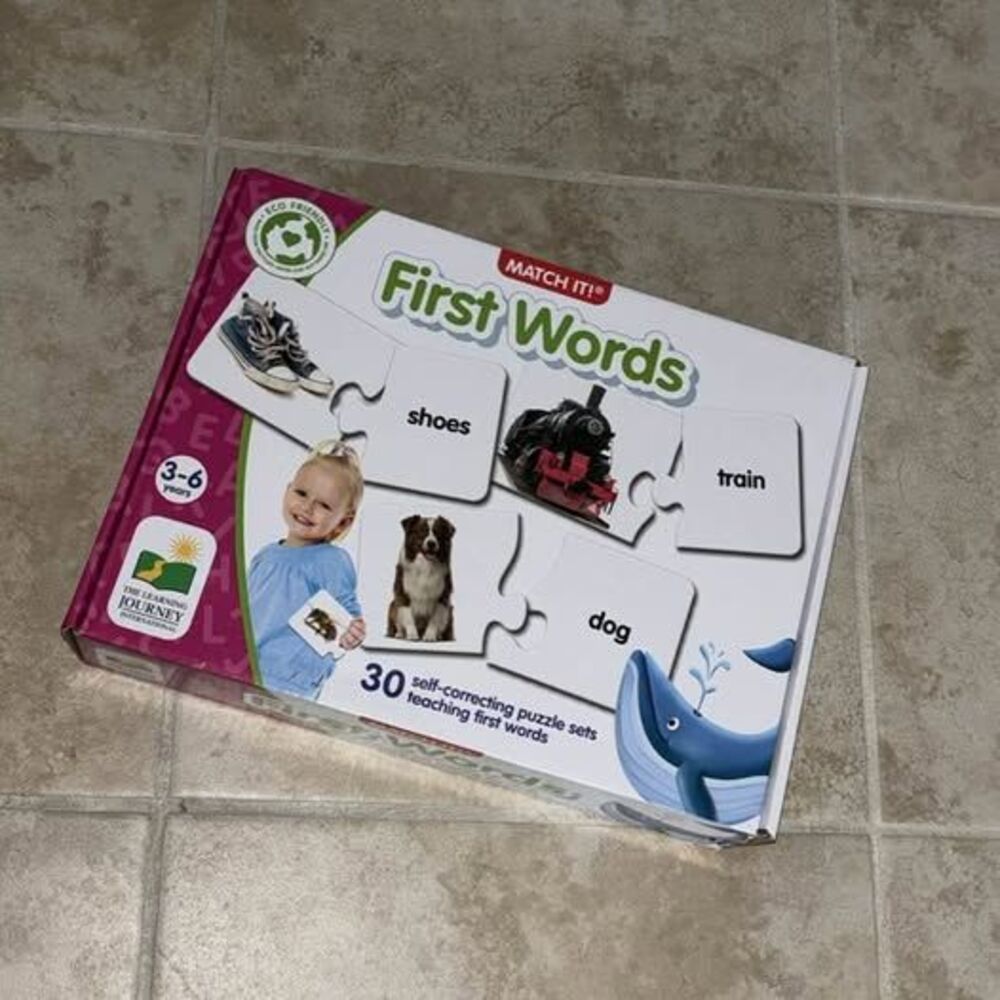 The Learning Journey Match It! First Words Puzzle